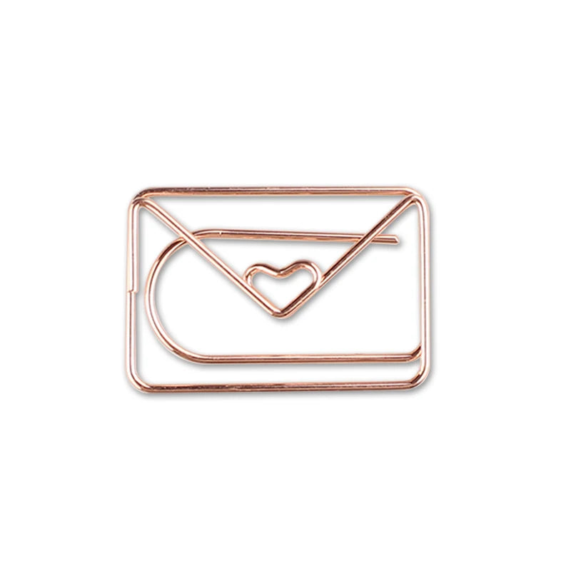 Office Accessories Rosegold Paper Clips Decorative