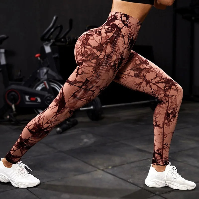 Cloud Hide Seamless Yoga Pants XS Fitness Women Bike Gym Print Sport Leggings Tights High Waist Sexy Trousers Workout Sportswear