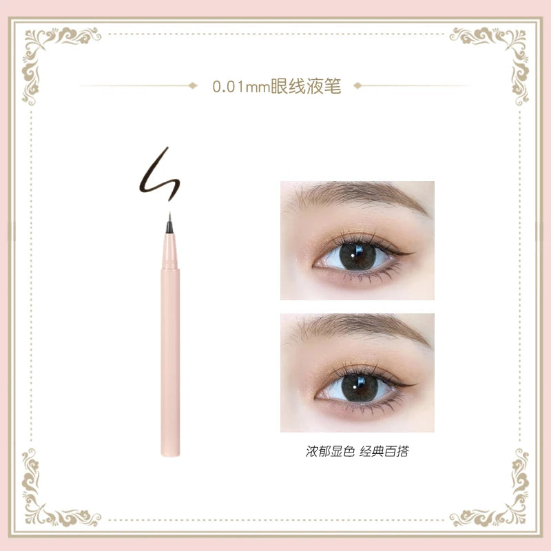 Aegyo sal pen eyeliner pen non-smudging waterproof long lasting natural brown extremely fine novice beginner