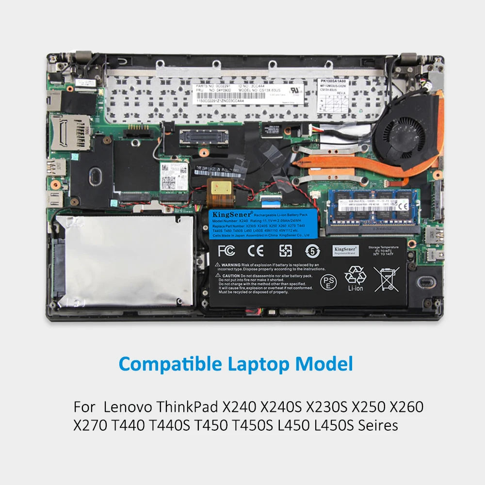 KingSener Internal Battery for Lenovo ThinkPad