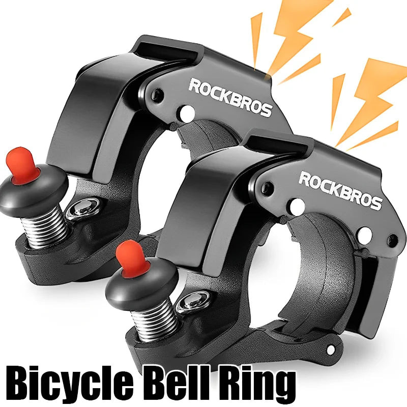 New Stainless Bicycle Bell Circle Mountain Cycling Horn Bike Handlebar Bell Crisp Sound Horn