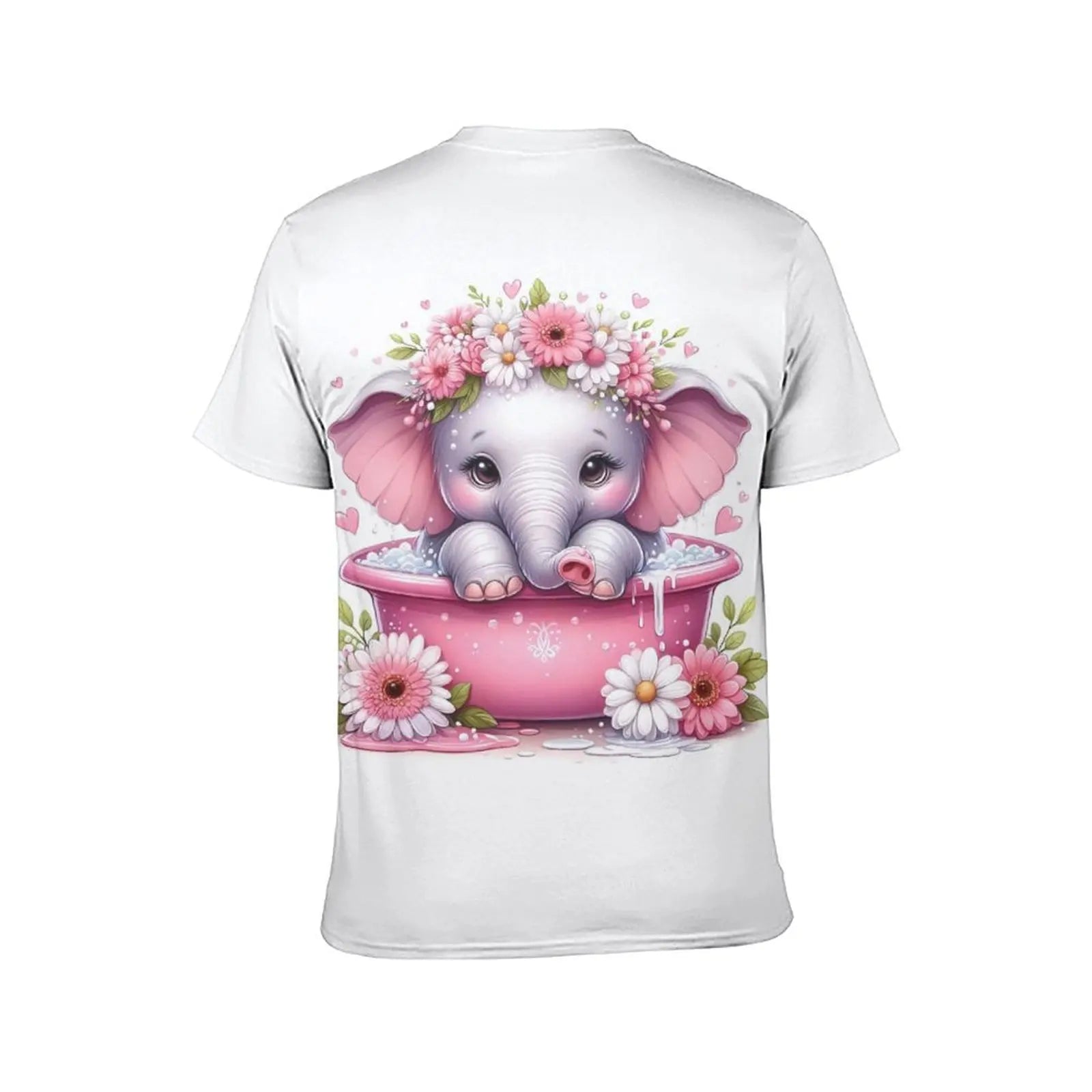 Colorful Indian Elephant Spring Color Festival Gift T-Shirt Festival Wear Clothes Men Clothing Graphic T Shirts Camisetas