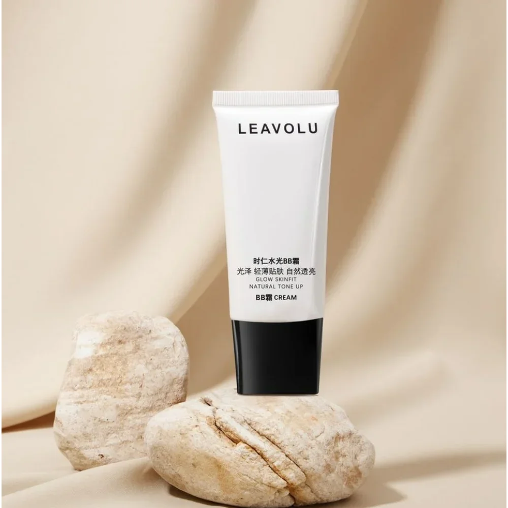 LEAVOLU Glow Skinfit Natural Tone Up BB Cream Concealer Moisturizing Long-Lasting Oil-Control Foundation Korea Makeup Cosmetics