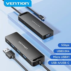 Vention USB HUB Adapter 4 Ports USB Type C to USB 3.0 HUB Splitter Adapter