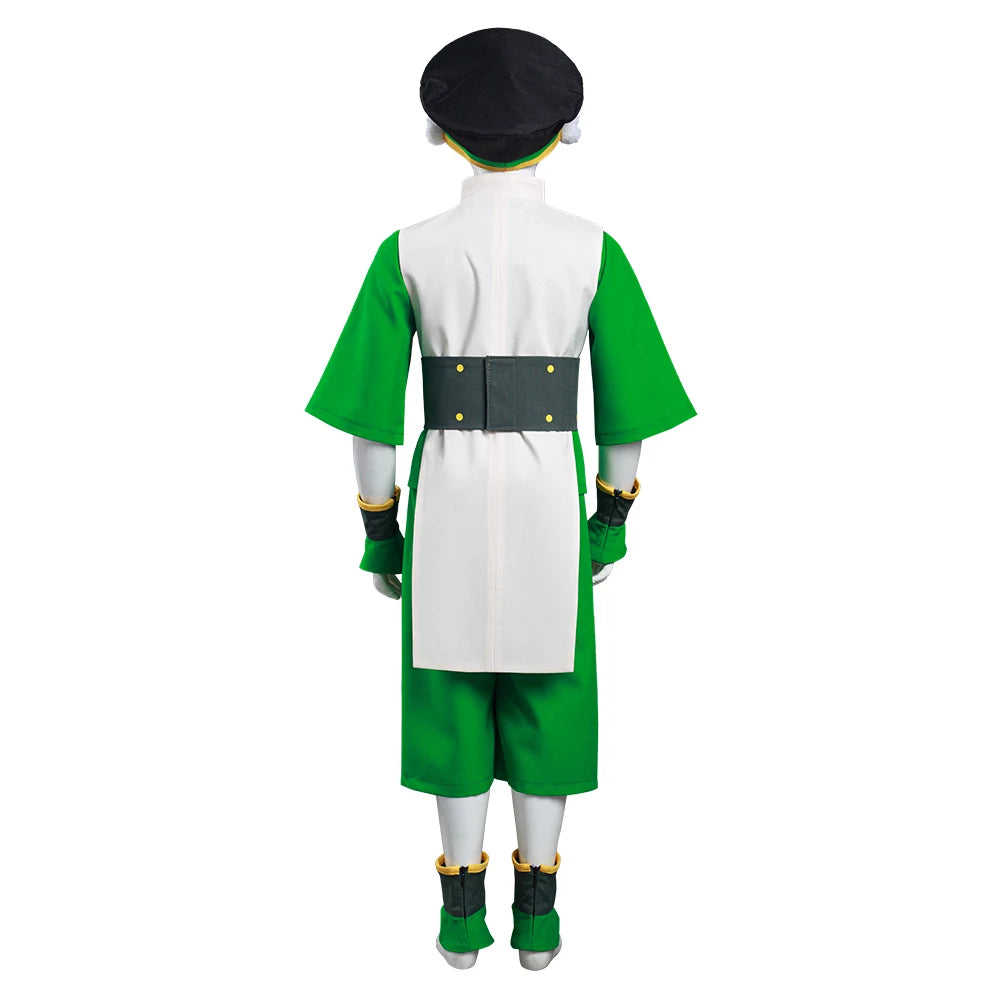 Avatar: The Last Airbender Avatar Aang Cosplay Costume Kids Children Jumpsuit Outfits Halloween Carnival Suit