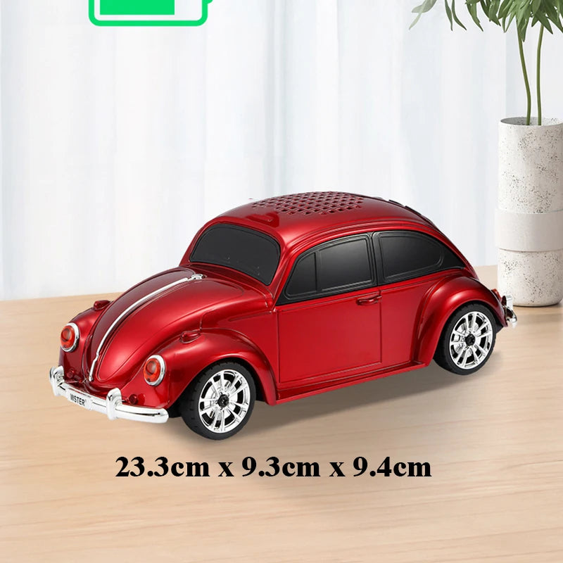 Small Car Speaker With Lights 3D Surround Music Player Portable Support TF Card U Disk Flash Drive For Playback