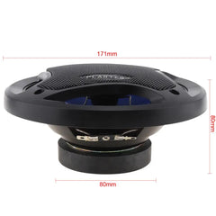 2pcs 6.5 Inch HiFi Coaxial Car Speakers 250W/500W Vehicle Door Auto Full Range Frequency Subwoofer Car Audio Speakers for Car