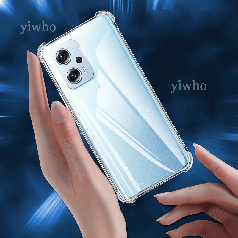 Luxury Clear Soft Silicone Case for Xiaomi  Mobile Phone Cases Back Covers