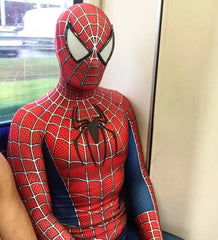Bodysuit Superhero Spiderman Zentai Suits Spandex Halloween Costume Disfraces Adult