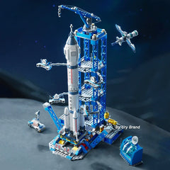 Rocket City Series Aviation Aeroplane Space Station Building Blocks