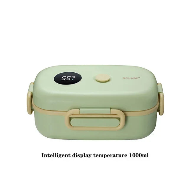 New Thermal Insulation Lunch Box For Men Women Kids Intelligent Display Temperature Bento Food Box Plastic Containers