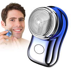 Travel Electric Shaver For Men Pocket Size Washable Rechargeable Portable Cordless Trimmer