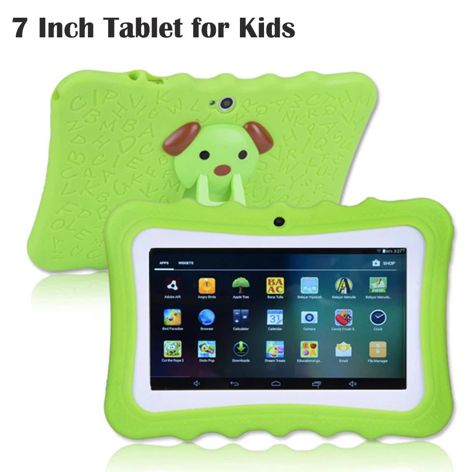 Kids Tablet Android 10 Learning Tablet for Kids Toddler Educational Toy Gift for Children 7 Inch 2GB 16GB HD Dual Cameras