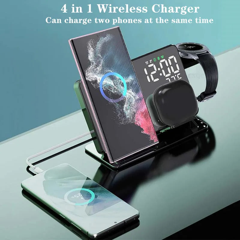 3 in 1 Wireless Charger For Samsung Galaxy Watch 6 5 Pro Fast Charging Station