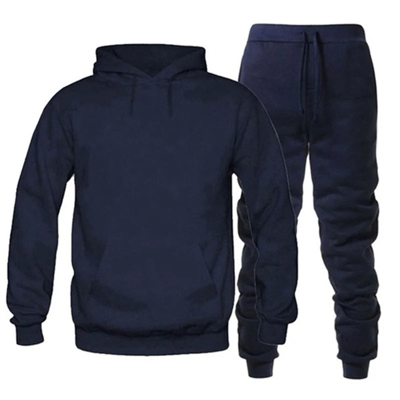 Men's Clothing Fashion Track Suits Sports Wear Jogging Suits Hooded Tracksuit Set Clothes Hoodies+Sweatpants Sweat Suits