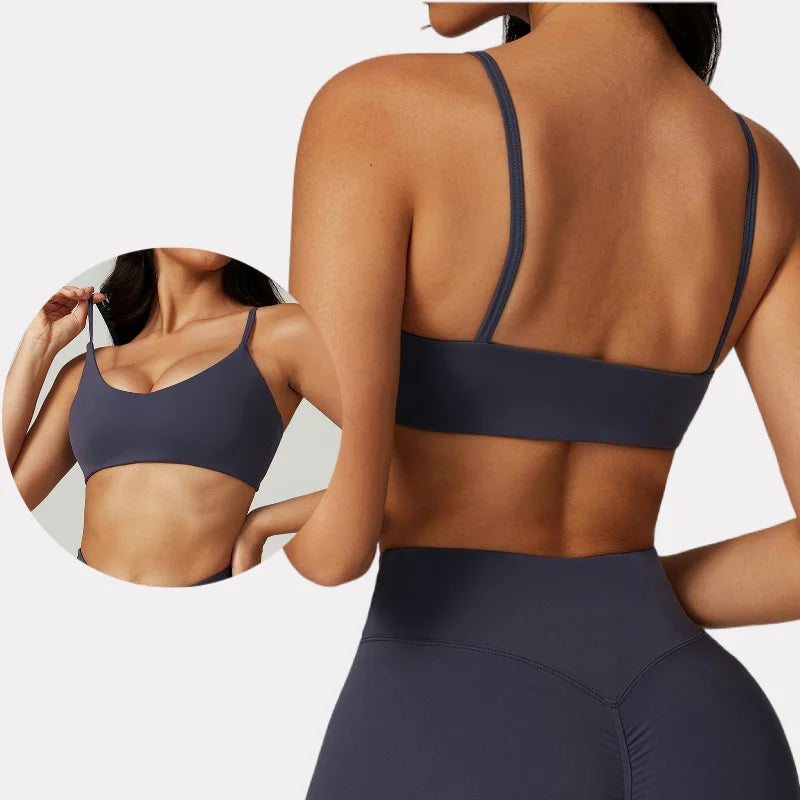 Eco Friendly Quick Dry Women's Sports Bra Running Fitness Underwear