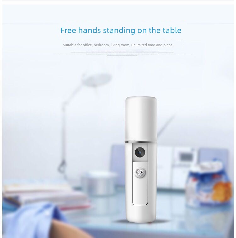 Moisturizing Spray Instrument Facial Vaporizer Nano Cold Spray Small Portable Replenishing Device