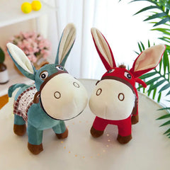 Creative Stuffed Donkey Doll Cute Animal Soft Plush Toy for Children Birthday Gift Decor Home