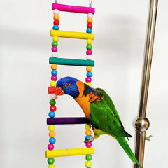 Bird Parrot Toys Colorful Hanging Cage