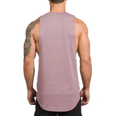 Sport V-Neck Vest Gym Bodybuilding Fitness Tanks Top Men's Clothing