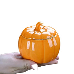 Kitchen Spice Salt Jars Pumpkin Shape Food Storage Container Creative