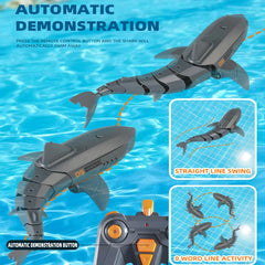 Remote Control Shark Kids Toys for Children Boys Christmas Gifts Bath Swimming Pools