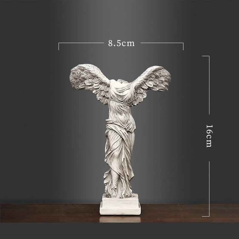 Winged Victory Goddess Retro Greek Statue Object Office Desk Decoration