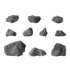 Aqumotic 3D Foam Stone Large Meteorite Fake Meteor Outdoors Simulated Stones