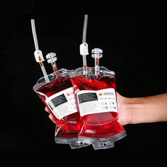 400ml Big Halloween Blood Bags Vampire Fake Blood Bags