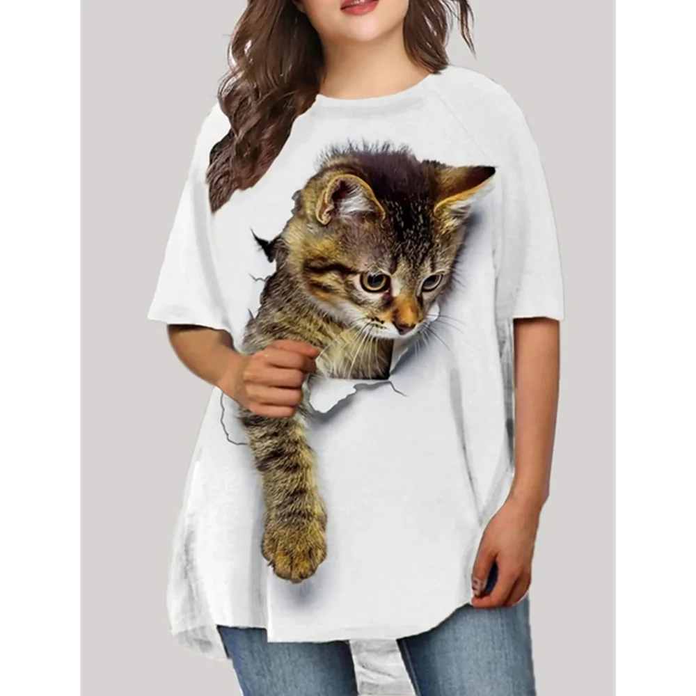 O-Neck Clothing Short Sleeves Ladies Shirts Tees