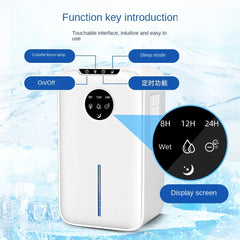 110V-220V 2.5L Dehumidifier Household Semiconductor Dehumidifier Indoor Bedroom Silent Small Dehumidifier Hygroscopic Device