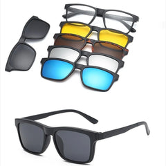 Custom Men Women Polarized Optical Magnetic Sunglasses Clip Magnet Clip on Sunglasses