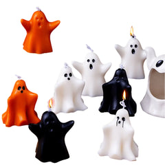 Halloween 3D Ghost Silicone Candle Mold Multi Style Spectre Soap