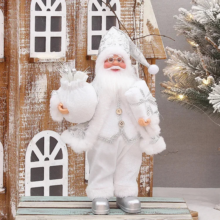 Xmas Decor for Home Navidad Party Ornaments Christmas Ornaments Santa Claus Doll with Gift Bags