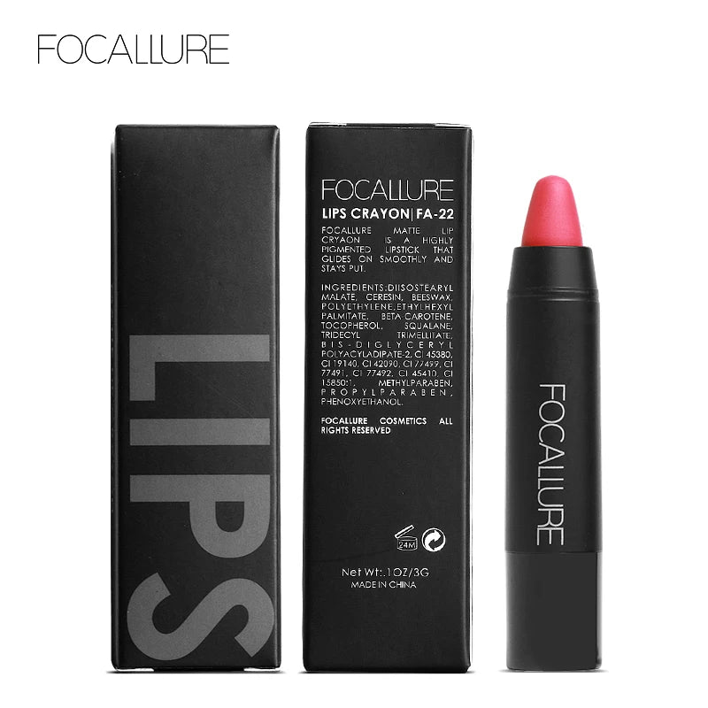 Wholesale FOCALLURE Matte Lipstick Pen Waterproof Long lasting Cosmetics Easy to Wear Lip stick