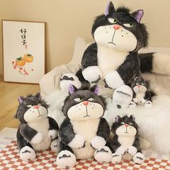 Kawaii Cinderella Lucifer Cat Plush Toys Soft Anime Cartoon Princess Kids Stuffed Animals Doll