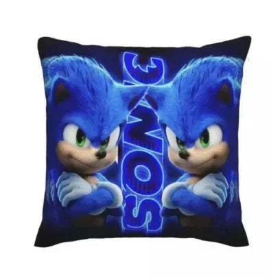 Sonic Home Sofa Decorative Pillow Car Living Room Pillow Short Plush Pillowcases