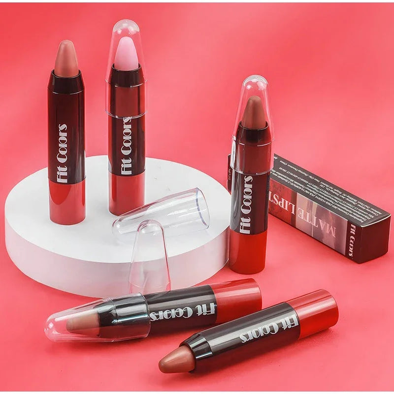 Brown Lip Long Lasting Waterproof Lipstick Lips Beauty