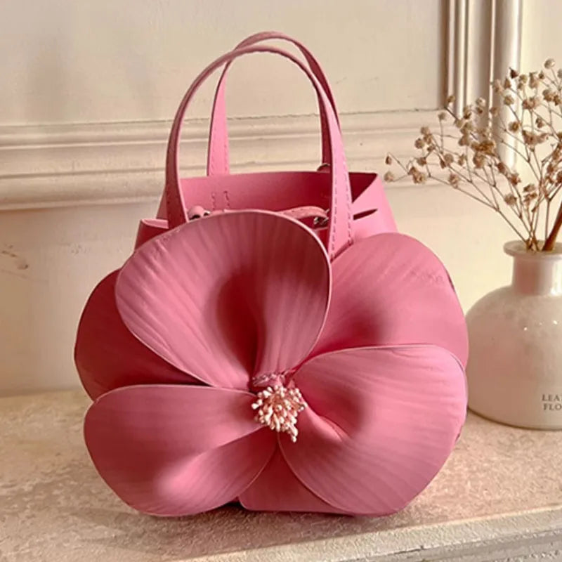 Design Flower Clutches Bag  New Elegant Women Handbag Party Evening Shoulder Bag