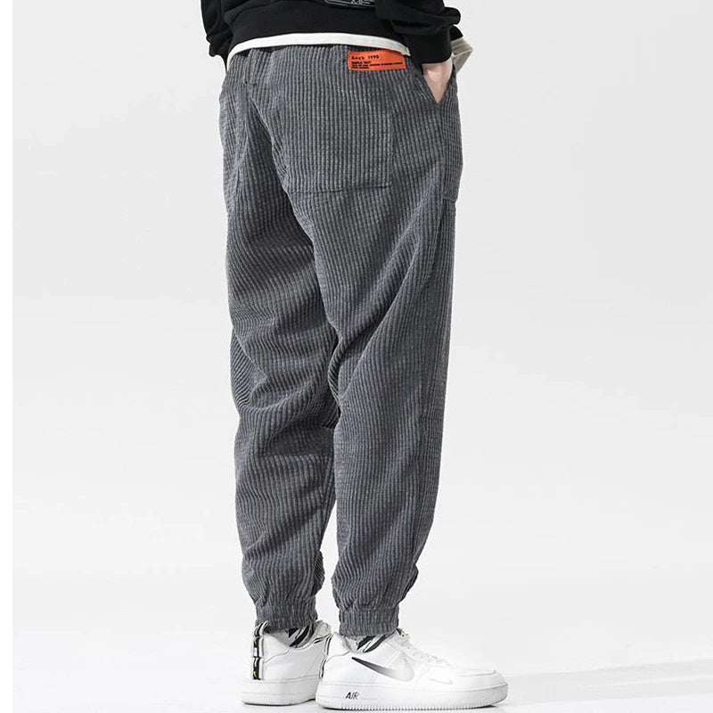 Man Pockets All Match Fashion Male Trousers Streetwear Clothes