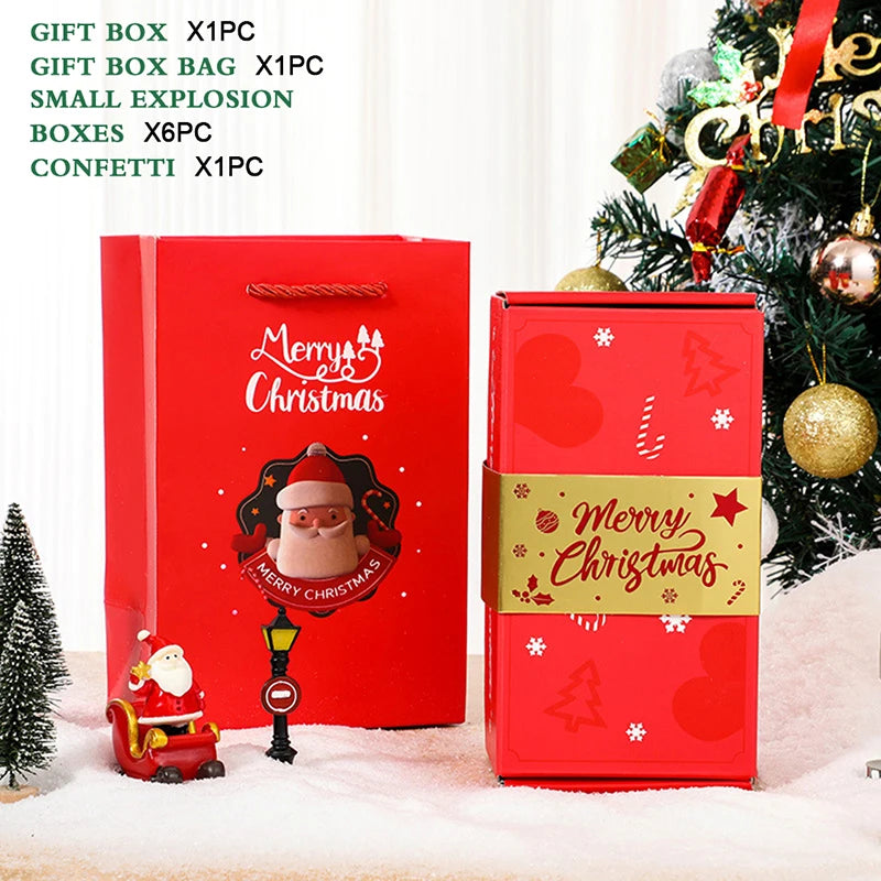 Creative Christmas Gift Box DIY Folding Paper Box Money Birthday Surprise Bounce Box