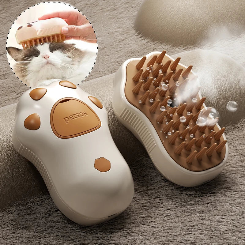 Cat Steam Brush Comb Dog Brush Electric Spray Cat Hair Brushes Massage Pet Grooming Hair Removal Combs