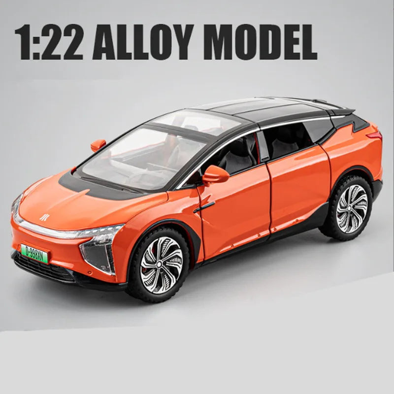 1:24 HiPhi X SUV Alloy New Energy Car Model Diecast Metal Electric Intelligence Vehicles Car