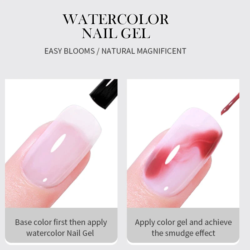 Nail Gel Polish for Spreading Effect Marble Gel Nail Polish Painting Nails