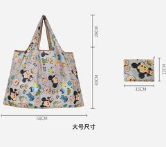 Disney Women's Tote Bags Mickey Mouse Donald Duck Cartoon Waterproof Shopping Bag