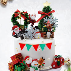 Christmas Cake Decoration Snowman Cake Decoration