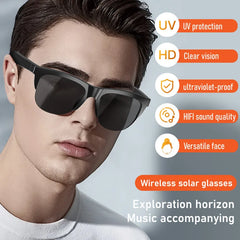 Wireless Bluetooth 5.3 Smart Glasses Headset Sunglasses Outdoor Sport Earphone