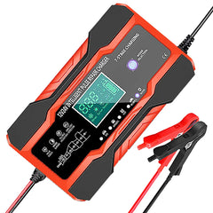 NEW 240W Car Battery Charger 12V 12A 10A Batteries 7-Stage Charging Pulse Repair with Digital LCD Display for Car Motorcycle