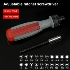 Ratchet Multi-function Screwdriver Set Multi Angle Cross Triangle Plum Shaped Screwdriver