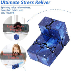 Infinity Cube Flip Adhd Toys Anxiety Toy Fingertips for Game Puzzle Antistress Magic Finger Fidget Autism